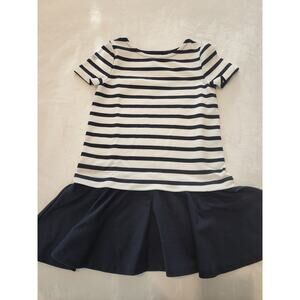 Polo Ralph Lauren Girls Navy/White Striped Dress Sz 5